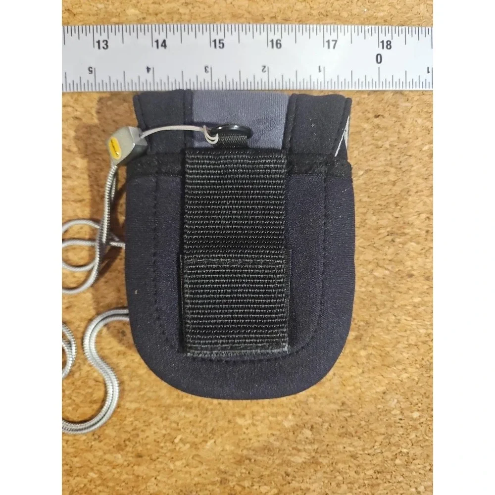 Olympus Camera Case Unisex OS Black Grey Neoprene Pouch Belt Loop ST39